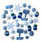 Buttons Galore Winter Christmas Button Super Value Pack for DIY Craft and Sewing Projects - 50 Pieces